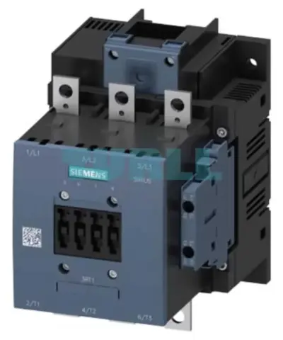 Siemens SIRIUS 3RT1054-6AB36 Power Contactor, Size S6, 115A, 55kW, 23-26V AC/DC Coil