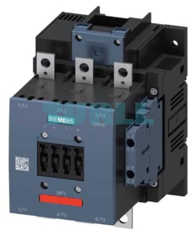 Siemens 3RT1056-6AF36-3PA0 Power Contactor, SIRIUS 3RT1, 185A, 90kW, 110-127V AC/DC