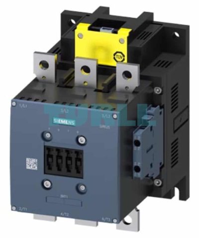 Siemens 3RT1064-6SF36 SIRIUS Power Contactor 3-Pole, 225A, 110kW, DC 96-127V Electronic Coil, Busbar Main