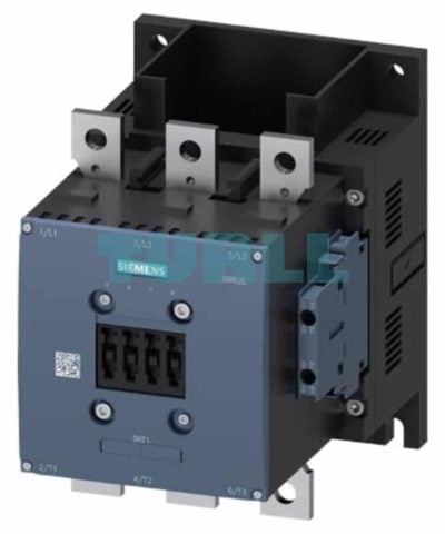 Siemens 3RT1066-6LA06 Power Contactor 3-Pole, 300A, 160kW, AC-3, 2 NO + 2 NC