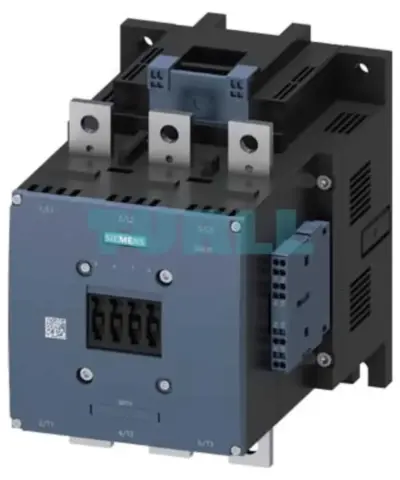 Siemens SIRIUS 3RT1076-2AP36 Power Contactor, 500A, 250kW, AC-3, 3-Pole, 220-240V AC/DC Coil, Spring-Loaded Terminal