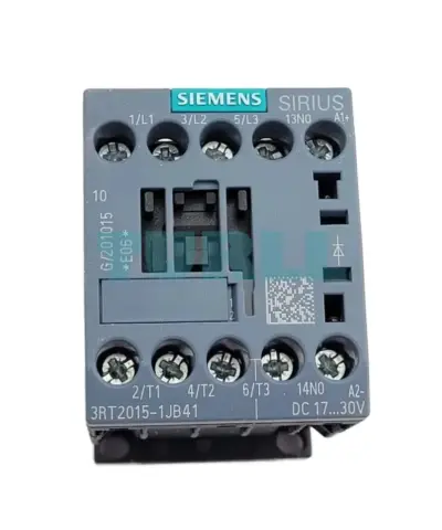Siemens SIRIUS 3RT2015-1JB41 Power Contactor, 7A 3kW 400V, 3-Pole, 24V DC, Size S00