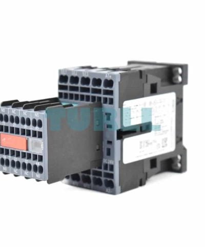 Siemens 3RT2016-2BB44-3MA0 Power Contactor, 9A, 4kW, 24V DC, Spring Terminal