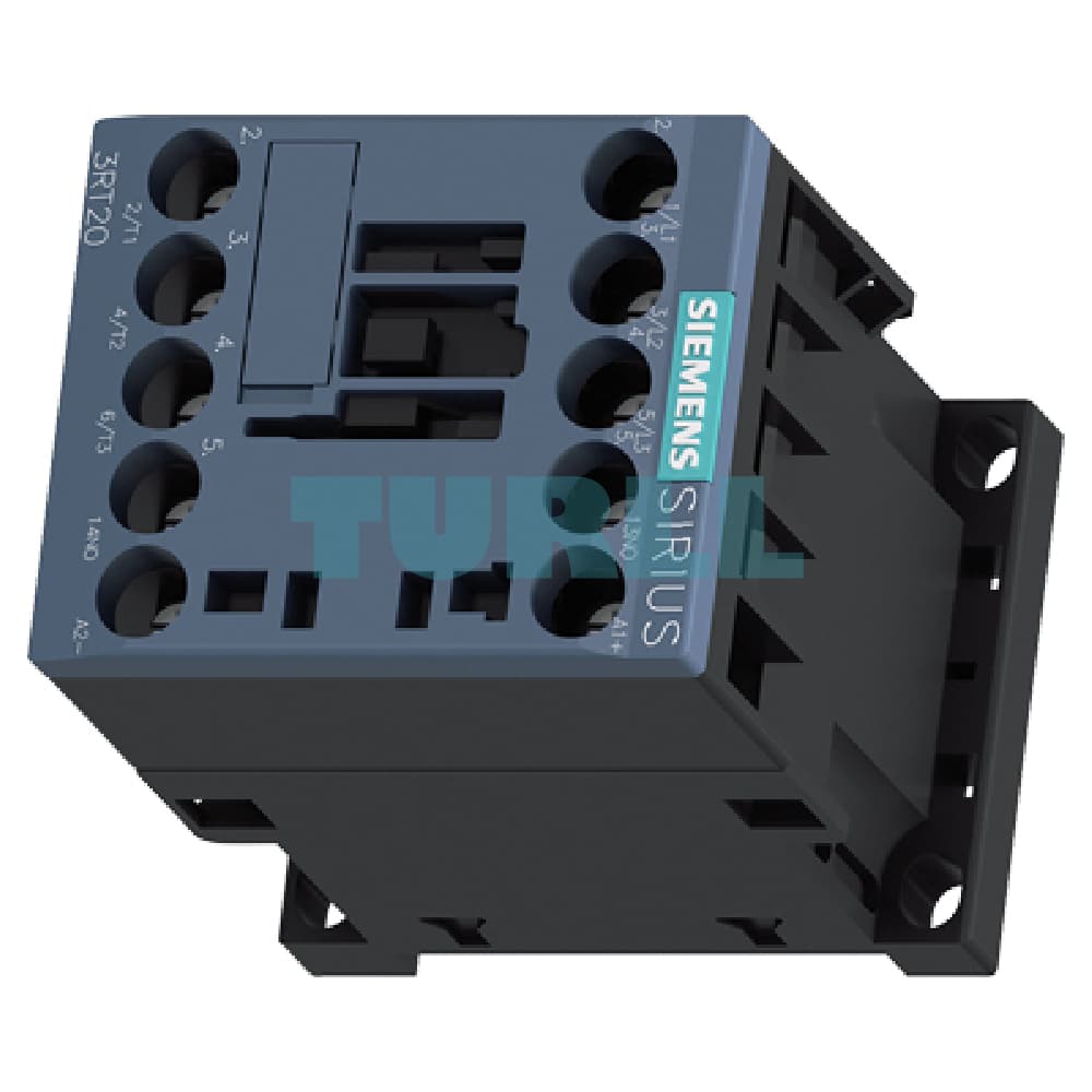 Siemens 3RT2017-1BF41 SIRIUS Power Contactor, 12A, 5.5kW/400V, 3-Pole, 110V DC Coil, 1NO Aux, Size S00, Screw Terminal Original Brand New 4 Siemens 3RT2017-1BF41 SIRIUS Power Contactor, 12A, 5.5kW/400V, 3-Pole, 110V DC Coil, 1NO Aux, Size S00, Screw Terminal