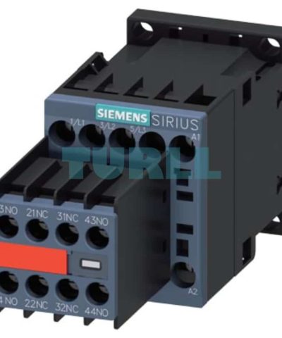 Siemens SIRIUS 3RT2018-1AP04-3MA0 Power Contactor, 16A, 7.5kW, 400V, 3-Pole, 230V AC Coil, Size S00