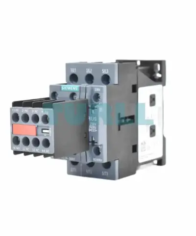 Siemens 3RT2024-1CL24-3MA0 Power Contactor 3-Pole, 12A, 5.5kW, 230V AC, with Varistor