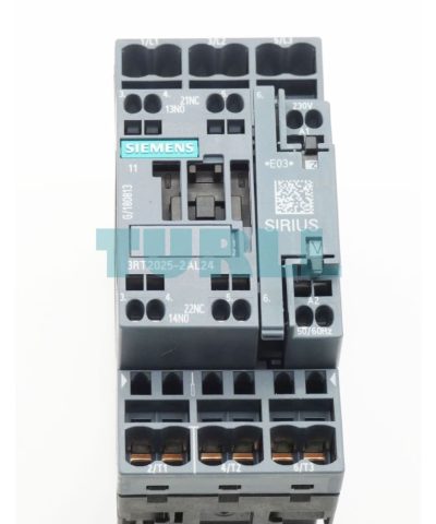 Siemens 3RT2025-2AL24 Power Contactor, 17A, 7.5kW, 230V AC, Spring Terminal