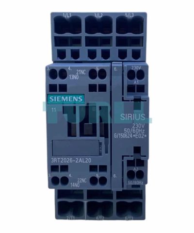 Siemens 3RT2026-2AL20 SIRIUS Power Contactor, 25A, 11kW, 230V AC