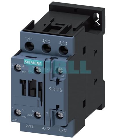 Siemens 3RT2028-1AP00 SIRIUS 3RT2 Power Contactor Size S0, 38A, 18.5kW, 230V AC Coil