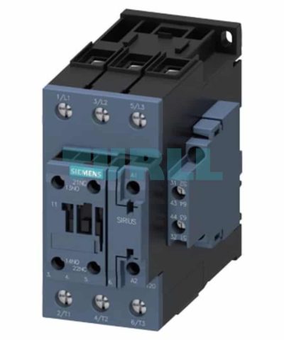 Siemens 3RT2037-1NB36 Power Contactor, S2, 65A, 30kW, 20-33V AC/DC