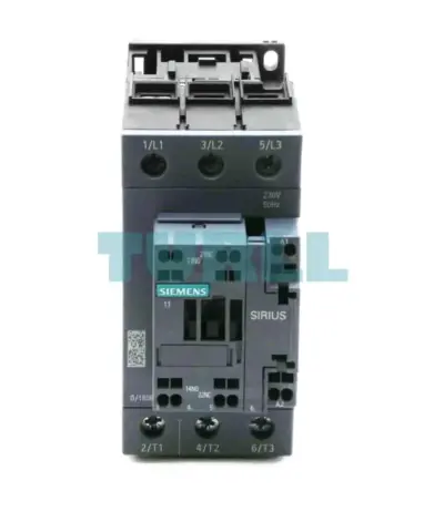 Siemens 3RT2037-3AP00 Power Contactor SIRIUS 3RT2 65A, 30kW/400V, 230V AC Coil, Size S2, Spring-Loaded Terminal