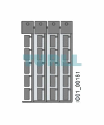 Siemens 3RT2900-1SB20 SIRIUS Device Identification Labels, 20x7mm, Titanium Gray, Pack of 340