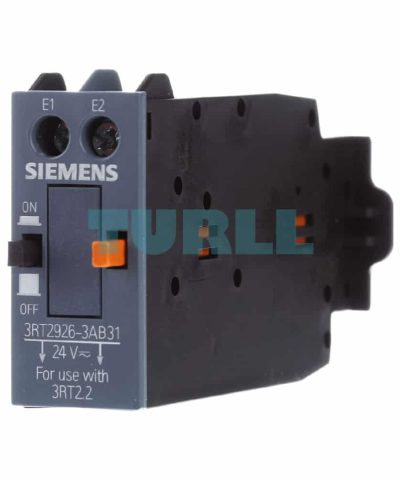 Siemens 3RT2926-3AB31 Mechanical Latch, 24V AC/DC, for SIRIUS S0 Contactors