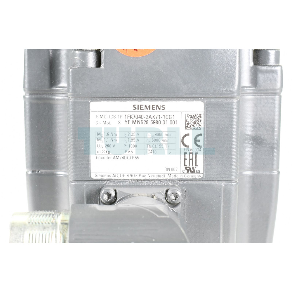 1FK7040-2AK71-1CG1 SIEMENS Exclusive SIMOTICS S Synchronous Motor Original Brand New 5 1FK7040-2AK71-1CG1 SIEMENS SIMOTICS S Synchronous Motor