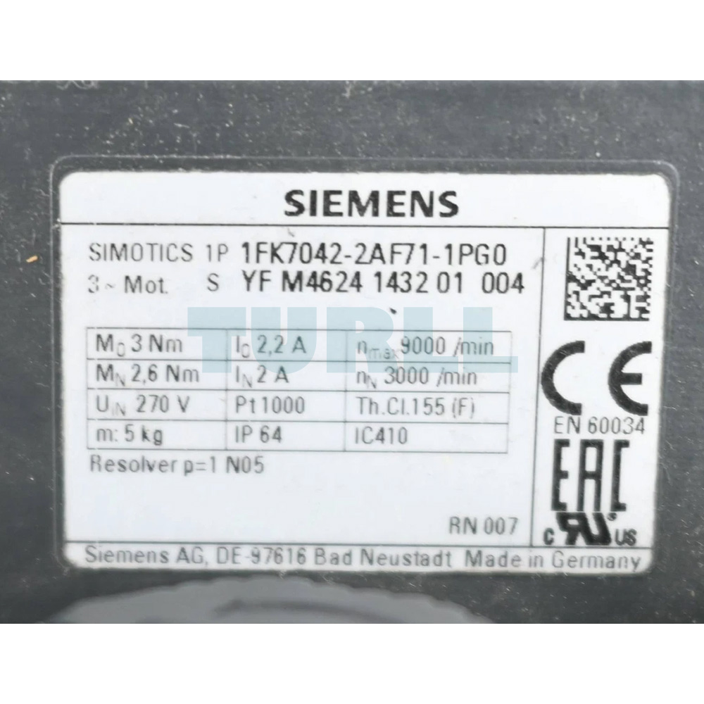 1FK7042-2AF71-1PG0 SIEMENS Exclusive SIMOTICS S-1FK7 Synchronous Motor Original Brand New 3 1FK7042-2AF71-1PG0 SIEMENS SIMOTICS S-1FK7 Synchronous Motor