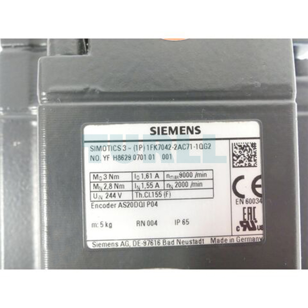 1FK7042-2AF71-1QG2 SIEMENS Exclusive SIMOTICS S-1FK7 Synchronous Motor Original Brand New 2 1FK7042-2AF71-1QG2 SIEMENS SIMOTICS S-1FK7 Synchronous Motor