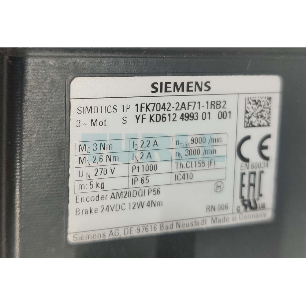 1FK7042-2AF71-1RB2 SIEMENS Exclusive SIMOTICS S-1FK7 Synchronous Motor Original Brand New 2 1FK7042-2AF71-1RB2 SIEMENS SIMOTICS S-1FK7 Synchronous Motor