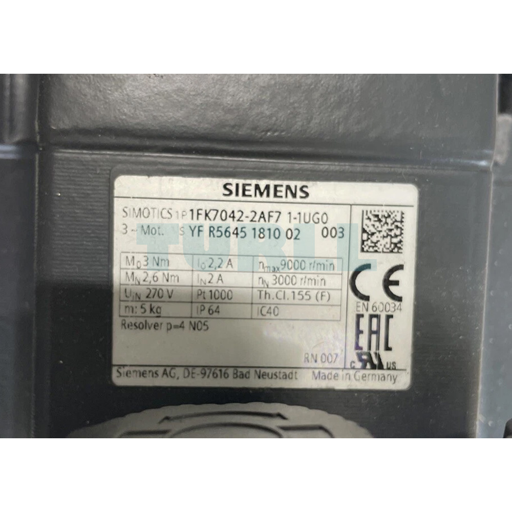 1FK7042-2AF71-1UG0 SIEMENS Exclusive SIMOTICS S-1FK7 Synchronous Motor Original Brand New 2 1FK7042-2AF71-1UG0 SIEMENS SIMOTICS S-1FK7 Servo Motor