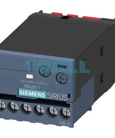 Siemens 3RA2811-1CW10 Electronic Timing Relay, ON-Delay, Semiconductor Output, 24-240V AC/DC