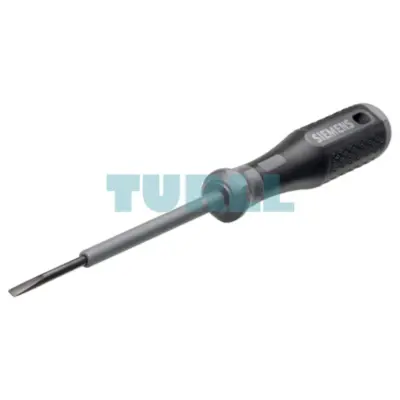 Siemens 3RA2908-1A SIRIUS Partially Insulated Screwdriver, Titanium Gray, 3.0 x 0.5 x 100 mm