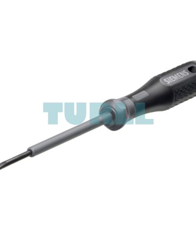 Siemens 3RA2908-1A SIRIUS Partially Insulated Screwdriver, Titanium Gray, 3.0 x 0.5 x 100 mm