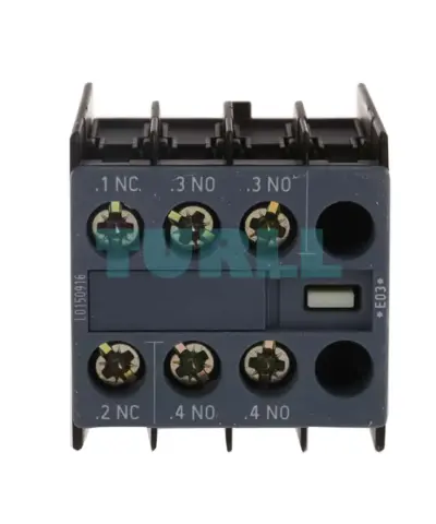Siemens 3RH2911-1HA21 Auxiliary Switch, Front Mount, 2 NO + 1 NC for 3RT2 & 3RH2 Contactors