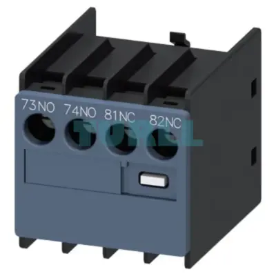 Siemens SIRIUS 3RH2911-1LA11 Front Auxiliary Switch Block, 1 NO + 1 NC, Screw Terminal