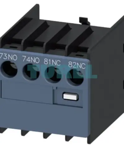 Siemens SIRIUS 3RH2911-1LA11 Front Auxiliary Switch Block, 1 NO + 1 NC, Screw Terminal