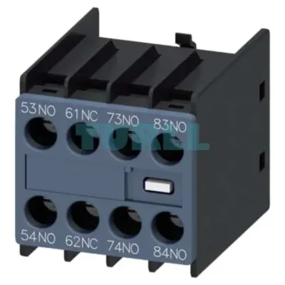 Siemens 3RH2911-1XA31-0MA0 Auxiliary Switch, 3 NO + 1 NC, Front-Mounted for 3RT2 Contactors