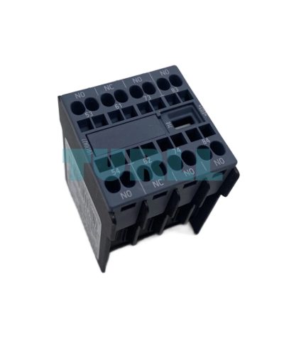 Siemens 3RH2911-2GA31 Auxiliary Switch, 3 NO + 1 NC, Front Mount, Spring-Loaded Terminal