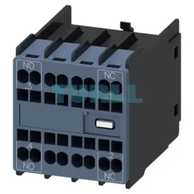 Siemens 3RH2911-2NF11 Auxiliary Switch, Solid-State Compatible, 1 NO + 1 NC