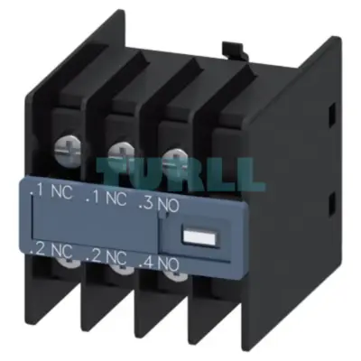 Siemens SIRIUS 3RH2911-4HA12 Front Auxiliary Switch Block, Ring Cable Lug Connection