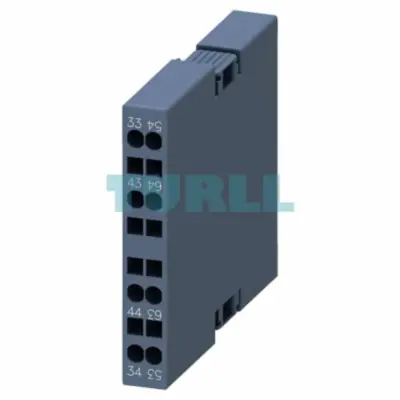 Siemens 3RH2921-2DA20 Auxiliary Switch, Lateral, 2 NO, Spring-Loaded Terminals for 3RT2 & 3RH2 Contactors