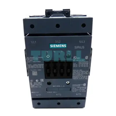 Siemens 3RT1054-1AF36 Power Contactor 115 A, 55 kW, 3-Pole, AC/DC Coil 110-127 V