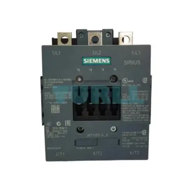 Siemens, 3RT1055-6AR36, power contactor, 150A, 75kW, 400V, AC/DC coil 440-480V, 3-pole