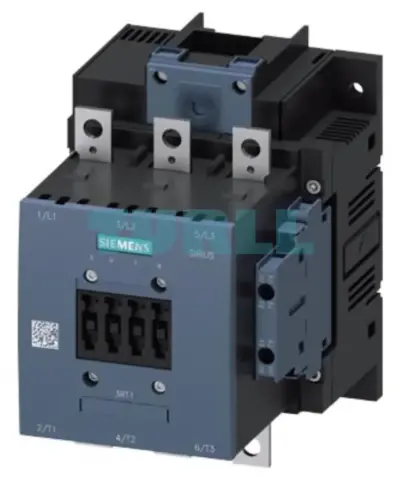 Siemens 3RT1055-6AV36 Power Contactor 150A, 75kW, 3-Pole, 2 NO + 2 NC Contacts