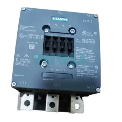 Siemens 3RT1066-2NF36 Power Contactor 300A, 160kW, 3-Pole with Electronic Drive & PLC Input