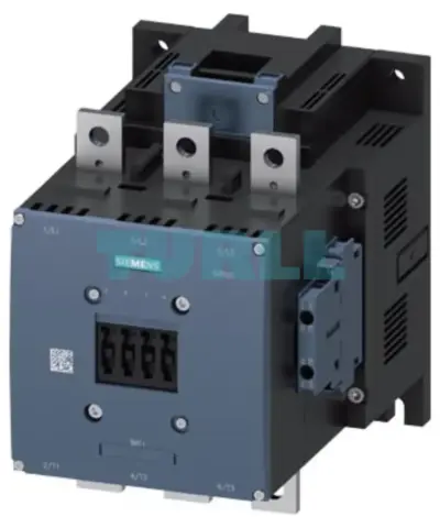Siemens 3RT1076-6AP36 Power Contactor 500A, 250kW, 3-Pole with Auxiliary Contacts