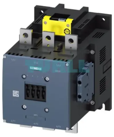 Siemens 3RT1076-6SP36 Power Contactor, AC-3e/AC-3 500 A, 250 kW, 3-Pole, Auxiliary Contacts