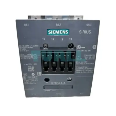 Siemens 3RT1456-6NB36 Power Contactor AC-1, 275A, 3-Pole, 690V, Electronic Drive, 2NO + 2NC