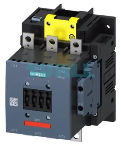 Siemens 3RT1456-6SF36-3PA0 Power Contactor 3-Pole, 275 A, 690 V, Auxiliary Contact