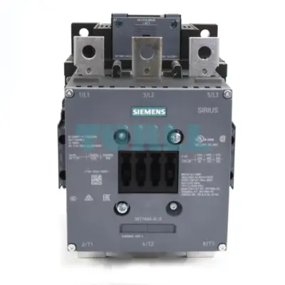 Siemens 3RT1466-6AF36 Power Contactor AC-1, 400A, 690V, 3-Pole with 2NO+2NC Contact