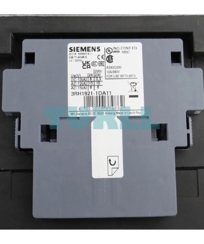 Siemens 3RT1466-6AF36 Power Contactor AC-1, 400A, 690V, 3-Pole with 2NO+2NC Contact
