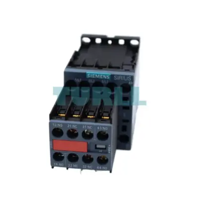 Siemens 3RT2015-1FB44-3MA0 Power Contactor 7 A, 3 kW / 400 V, 3-Pole, 24 V DC