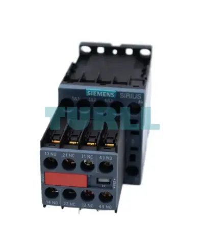 Siemens 3RT2015-1FB44-3MA0 Power Contactor 7 A, 3 kW / 400 V, 3-Pole, 24 V DC