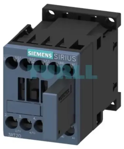 Siemens 3RT2015-1QB41 Power Contactor, 3-Pole, 7A, 3kW, 400V, AC-3, 24V DC Coil