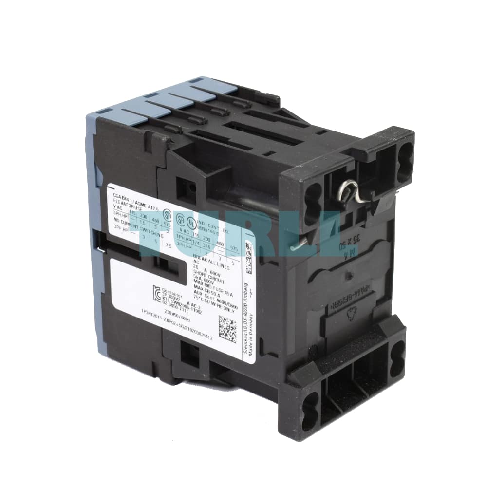 Siemens 3RT2015-2AP02 Power Contactor 3-Pole, 7A, 3kW / 400V, 230V AC, S00 Size Original Brand New 3 Siemens 3RT2015-2AP02 Power Contactor 3-Pole, 7A, 3kW / 400V, 230V AC, S00 Size