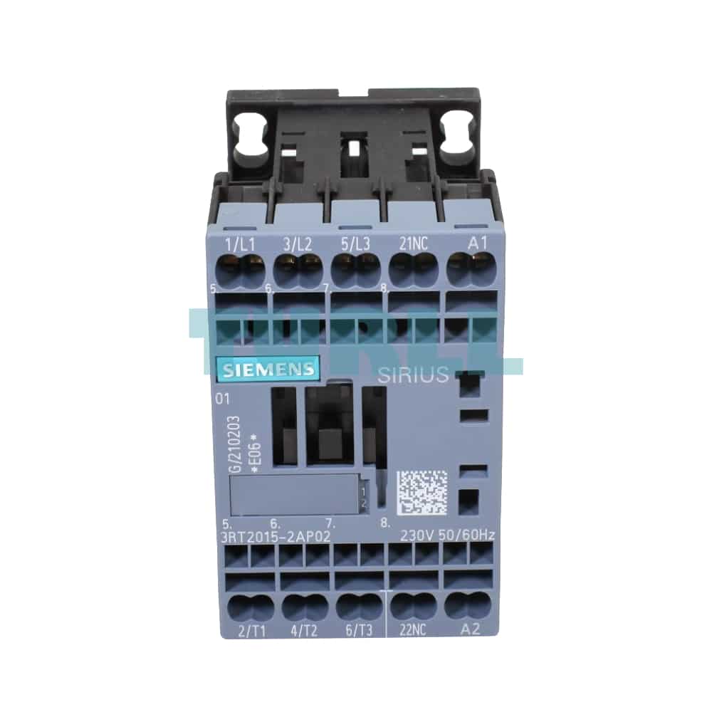 Siemens 3RT2015-2AP02 Power Contactor 3-Pole, 7A, 3kW / 400V, 230V AC, S00 Size Original Brand New 1 Siemens 3RT2015-2AP02 Power Contactor 3-Pole, 7A, 3kW / 400V, 230V AC, S00 Size