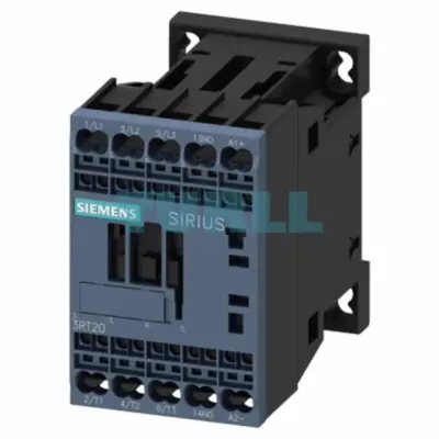 Siemens 3RT2015-2BF41 Power Contactor 7A, 3kW/400V, 3-Pole, 110V DC Coil, 1NO Contact, S00 Size
