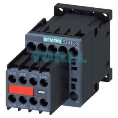 Siemens 3RT2016-1FB44-3MA0 Power Contactor 9A, 4kW, 24V DC, 3-Pole, S00 Size